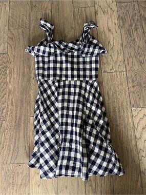 Pippa & Julie Navy and White Gingham Sundress